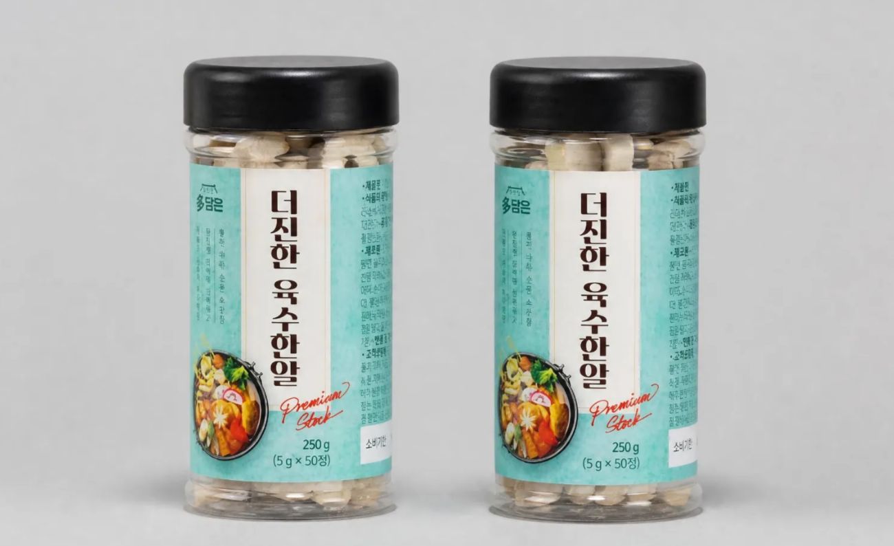 코인육수 태블릿 제형 제품화 사례